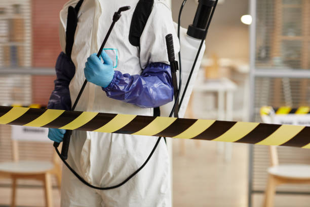 Professional Infectious Disease Decontamination technician working in Montauk, NY
